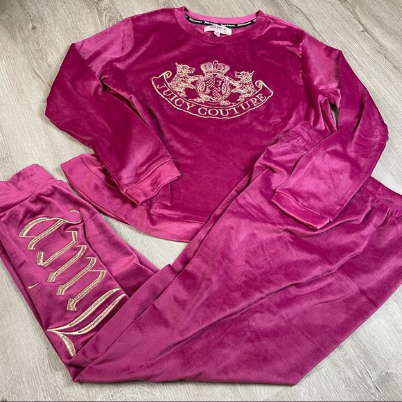 NWT Juicy  Couture Velour Loungewear set Medium - Picture 3 of 7